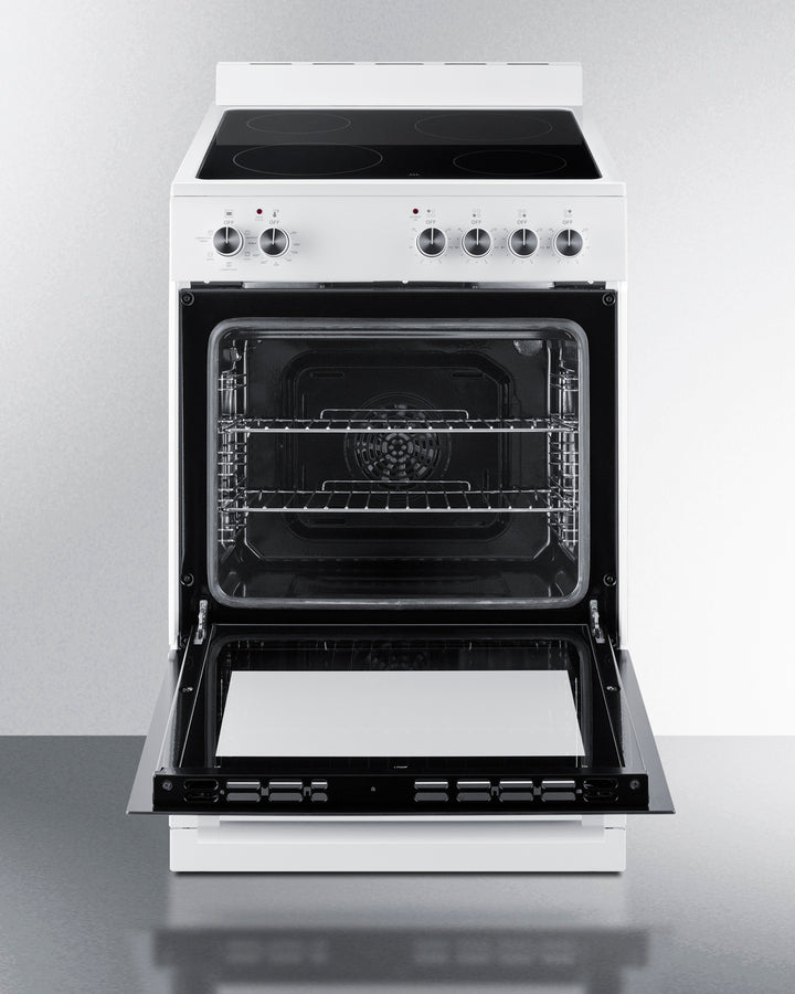 24" Wide Electric Smooth-Top Range - (REXT24W)