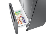 18 cu. ft. Smart Counter Depth 3-Door French Door Refrigerator in Stainless Look - (RF18A5101S9AA)