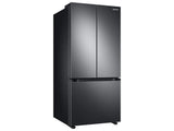 22 cu. ft. Smart 3-Door French Door Refrigerator in Black Stainless Steel - (RF22A4121SG) - SAMSUNG