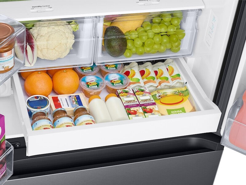 22 cu. ft. Smart 3-Door French Door Refrigerator with External Water Dispenser - (RF22A4221SGAA)