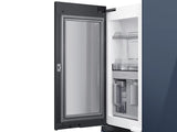 Bespoke Counter Depth 4-Door Flex(TM) Refrigerator (23 cu. ft.) in Navy Glass - (RF23A967541) - SAMSUNG