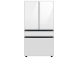 Bespoke 4-Door French Door Refrigerator (23 cu. ft.) with AutoFill Water Pitcher in White Glass - (RF23BB820012AA) - SAMSUNG