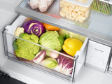 Bespoke 4-Door French Door Refrigerator (23 cu. ft.) with AutoFill Water Pitcher in White Glass - (RF23BB820012AA) - SAMSUNG