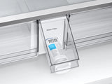 Bespoke 4-Door French Door Refrigerator (23 cu. ft.) with AutoFill Water Pitcher in White Glass - (RF23BB820012AA) - SAMSUNG