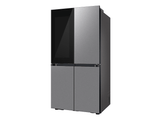 Bespoke Counter Depth 4-Door Flex™ Refrigerator (23 cu. ft.) with Beverage Zone™ and Auto Open Door in Stainless Steel - (RF23DB9700QLAA)