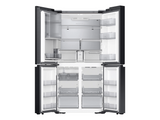 Bespoke Counter Depth 4-Door Flex™ Refrigerator (23 cu. ft.) with Beverage Zone™ and Auto Open Door in Stainless Steel - (RF23DB9700QLAA)