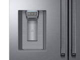 23 cu. ft. Counter Depth 4-Door French Door Refrigerator with Polygon Handles in Stainless Steel - (RF23M8090SR)
