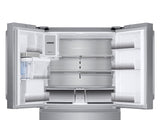 22 cu. ft. Family Hub™ Counter Depth 4-Door French Door Refrigerator in Stainless Steel - (RF23M8590SR)