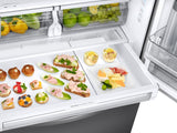 23 cu. ft. Counter Depth 3-Door French Door Food Showcase Refrigerator - (RF23R6301SR)