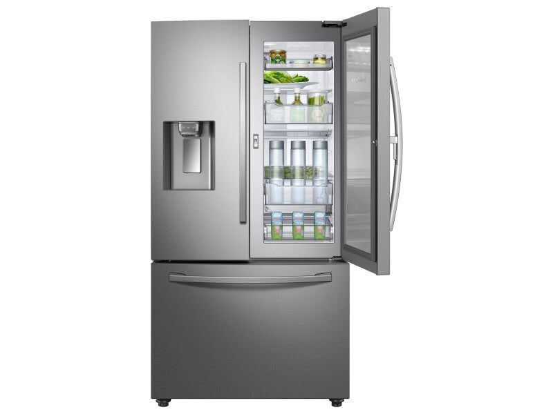 23 cu. ft. Counter Depth 3-Door French Door Food Showcase Refrigerator - (RF23R6301SR)