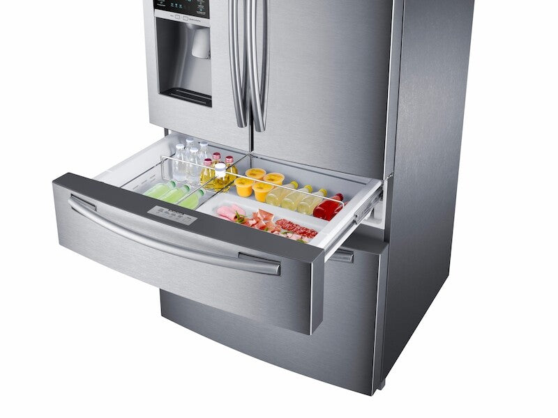 25 cu. ft. 4-Door French Door Refrigerator in Stainless Steel - (RF25HMEDBWW)