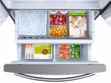 26 cu. ft. French Door Refrigerator with Internal Filtered Water in Black Stainless Steel - (RF261BEAESG) - SAMSUNG