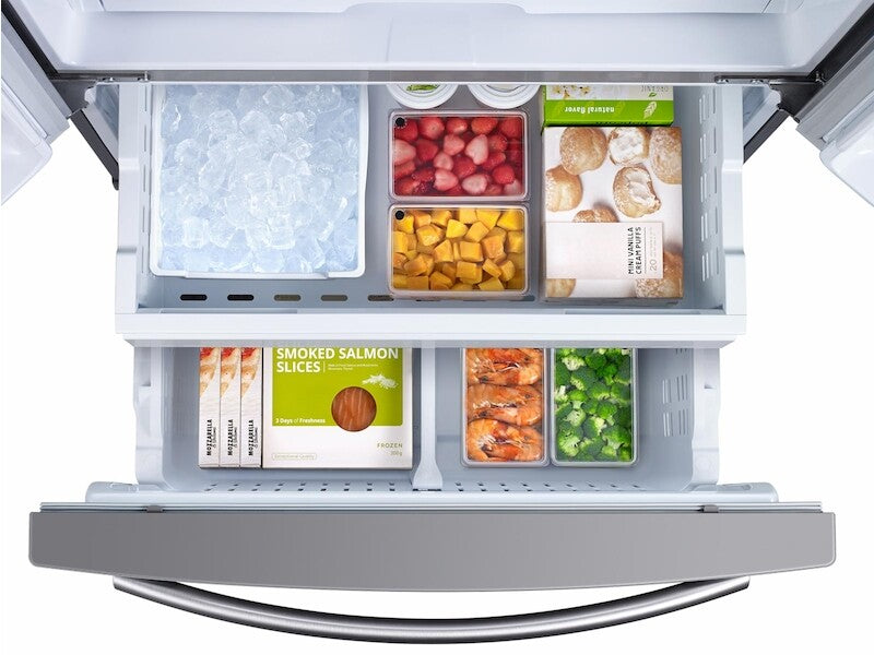 26 cu. ft. French Door Refrigerator with Internal Filtered Water in Stainless Steel - (RF261BEAESR) - SAMSUNG