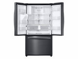 25 cu. ft. French Door Refrigerator with External Water & Ice Dispenser in Black Stainless Steel - (RF263BEAESG) - SAMSUNG