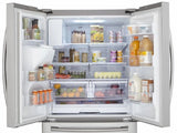 25 cu. ft. French Door Refrigerator with External Water & Ice Dispenser in Stainless Steel - (RF263BEAESR) - SAMSUNG