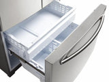25 cu. ft. French Door Refrigerator with External Water & Ice Dispenser in Stainless Steel - (RF263BEAESR) - SAMSUNG