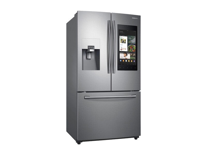 24 cu. ft. Family Hub(TM) 3-Door French Door Refrigerator in Stainless Steel - (RF265BEAESR) - SAMSUNG