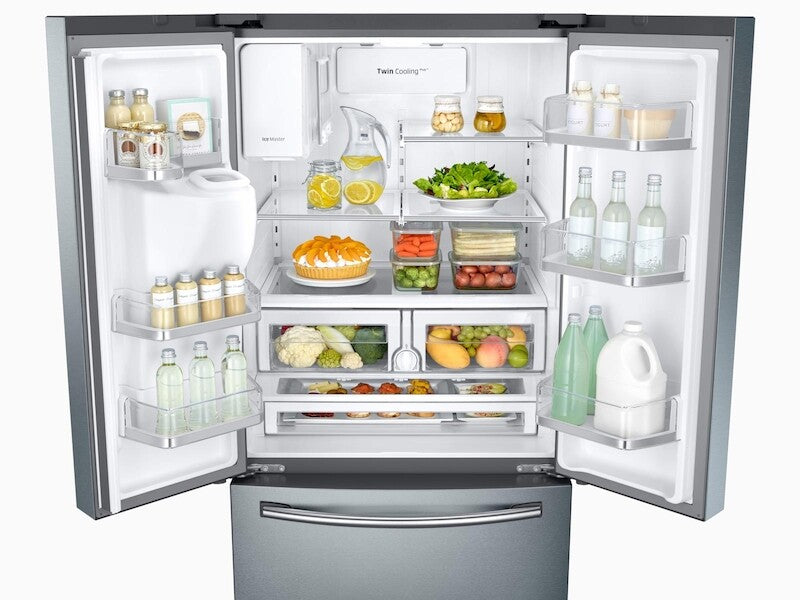26 cu. ft. 3-Door French Door Refrigerator with CoolSelect Pantry(TM) in White - (RF26J7500WW) - SAMSUNG