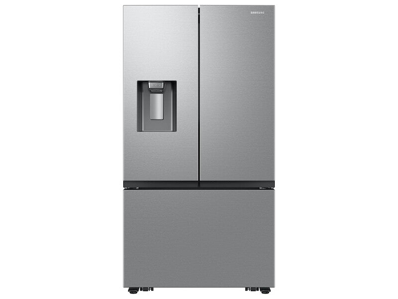 26 cu. ft. Mega Capacity Counter Depth 3-Door French Door Refrigerator with External Water and Ice Dispenser in Stainless Steel - (RF27CG5B10SRAA)