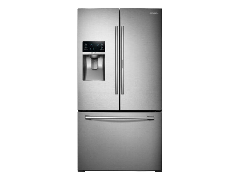28 cu. ft. Food Showcase 3-Door French Door Refrigerator in Stainless Steel - (RF28HDEDBSR) - SAMSUNG
