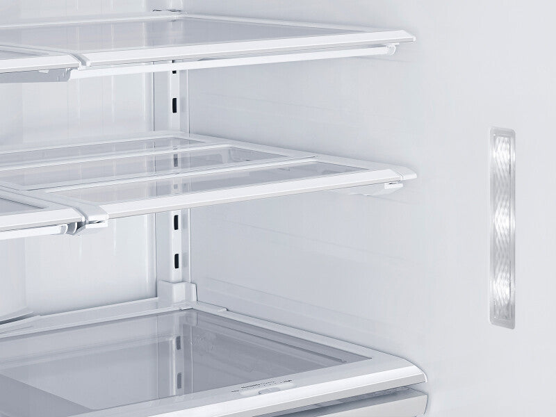 28 cu. ft. Food Showcase 3-Door French Door Refrigerator in Stainless Steel - (RF28HDEDBSR) - SAMSUNG