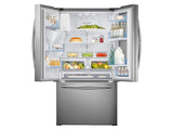 28 cu. ft. Food Showcase 3-Door French Door Refrigerator in Stainless Steel - (RF28HDEDBSR) - SAMSUNG