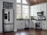 28 cu. ft. Food Showcase 3-Door French Door Refrigerator in Stainless Steel - (RF28HDEDBSR) - SAMSUNG
