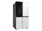 Bespoke 4-Door Flex™ Refrigerator (29 cu. ft.) with Beverage Zone™ and Auto Open Door in White Glass - (RF29DB970012AA)