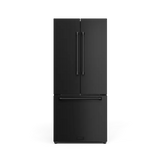 30 Inch 17.5 Cu Ft French Door Counter Depth Refrigerator With Ice Maker In Black Gordon Ramsay Series - (RF3017FFD00) -