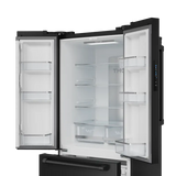 30 Inch 17.5 Cu Ft French Door Counter Depth Refrigerator With Ice Maker In Black Gordon Ramsay Series - (RF3017FFD00) -
