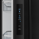 30 Inch 17.5 Cu Ft French Door Counter Depth Refrigerator With Ice Maker In Black Gordon Ramsay Series - (RF3017FFD00) -
