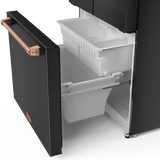30 Inch 17.7 cu ft French Door Counter Depth Refrigerator with Ice Maker in Black/Rose Gold | Gordon Ramsay Series - (RF3017FFD00RSG) -