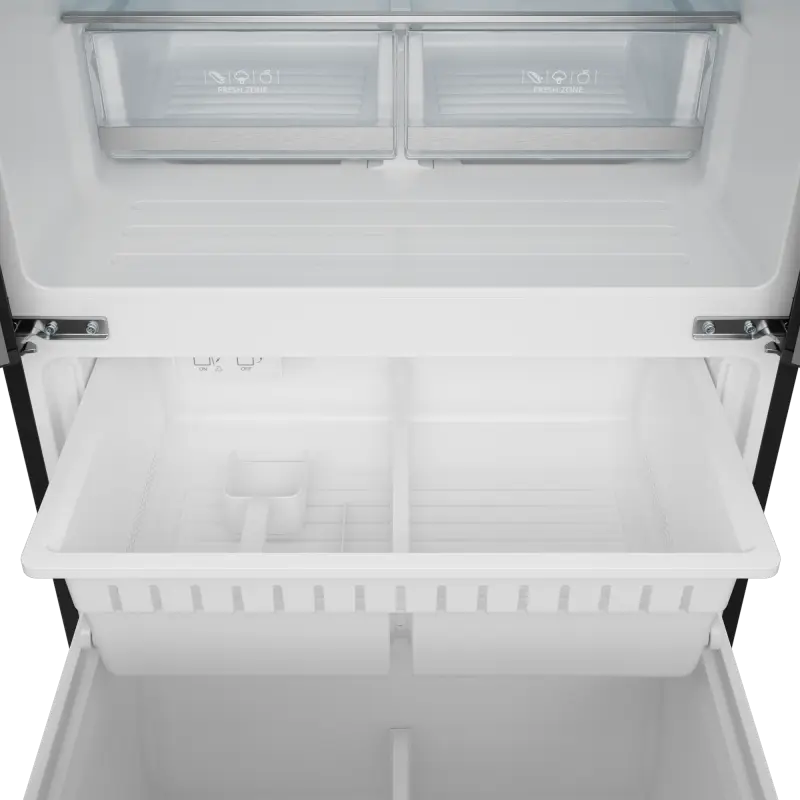 30 Inch 17.7 cu ft French Door Counter Depth Refrigerator with Ice Maker in Black/Rose Gold | Gordon Ramsay Series - (RF3017FFD00RSG) -