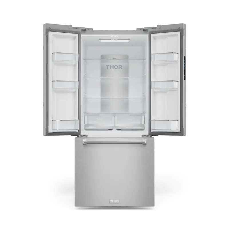 30 Inch 17.5 Cu Ft French Door Counter Depth Refrigerator With Ice Maker In Stainless Steel Gordon Ramsay Series - (RF3017FFD99) -