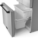 30 Inch 17.7 cu ft French Door Counter Depth Refrigerator with Ice Maker in Stainless Steel/Black | Gordon Ramsay Series - (RF3017FFD99BLK) -