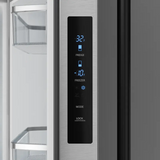 30 Inch 17.7 cu ft French Door Counter Depth Refrigerator with Ice Maker in Stainless Steel/Black | Gordon Ramsay Series - (RF3017FFD99BLK) -