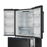 36 Inch 20.3 cu ft French Door Counter Depth Refrigerator with Ice Maker in Black/Navy Blue | Gordon Ramsay Series - (RF3621CTD00BLU) -