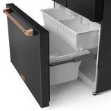 36 Inch 20.3 cu ft French Door Counter Depth Refrigerator with Ice Maker in Black/Rose Gold | Gordon Ramsay Series - (RF3621CTD00RSG) -