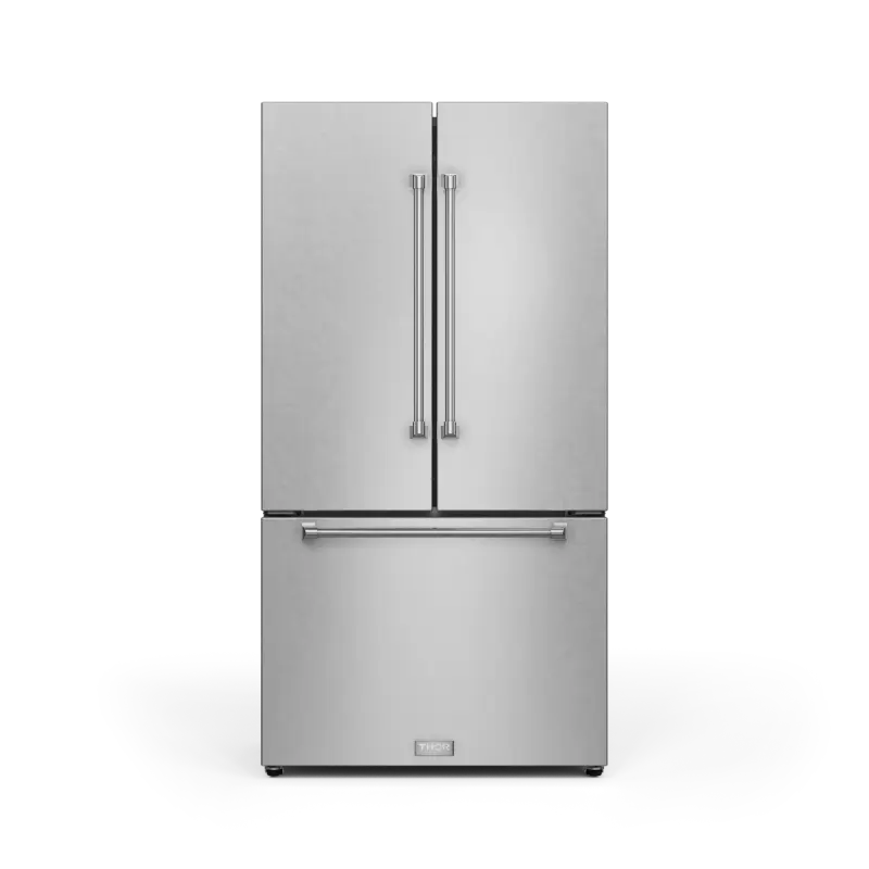 36 Inch 20.3 Cu Ft French Door Counter Depth Refrigerator With Ice Maker In Stainless Steel Gordon Ramsay Series - (RF3621CTD99) -