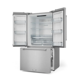 36 Inch 20.3 Cu Ft French Door Counter Depth Refrigerator With Ice Maker In Stainless Steel Gordon Ramsay Series - (RF3621CTD99) -