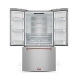 36 Inch 20.3 cu ft French Door Counter Depth Refrigerator with Ice Maker in Stainless Steel/Rose Gold | Gordon Ramsay Series - (RF3621CTD99RSG) -