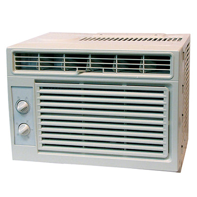 Comfort-Aire RG-51R 5,000 BTU window air conditioner with mechanical controls, front view