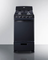 20" Wide Gas Range - (RG201B)