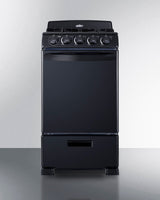20" Wide Gas Range - (RG201B)