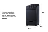 20" Wide Gas Range - (RG201B)