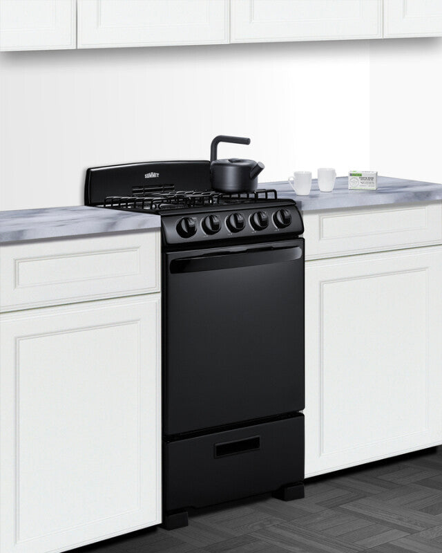 20" Wide Gas Range - (RG201B)