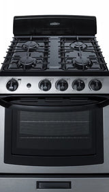 24" Wide Gas Range & Convertible Hood - (RGH24RSS)