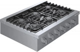 800 Series Gas Rangetop 36" Stainless steel - (RGM8658UC) - BOSCH