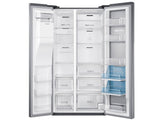 22 cu. ft. Food Showcase Counter Depth Side-by-Side Refrigerator with Metal Cooling in Stainless Steel - (RH22H9010SR) - SAMSUNG