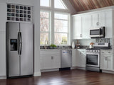 25 cu. ft. Food ShowCase Side-by-Side Refrigerator with Metal Cooling in Black Stainless Steel - (RH25H5611SG) - SAMSUNG